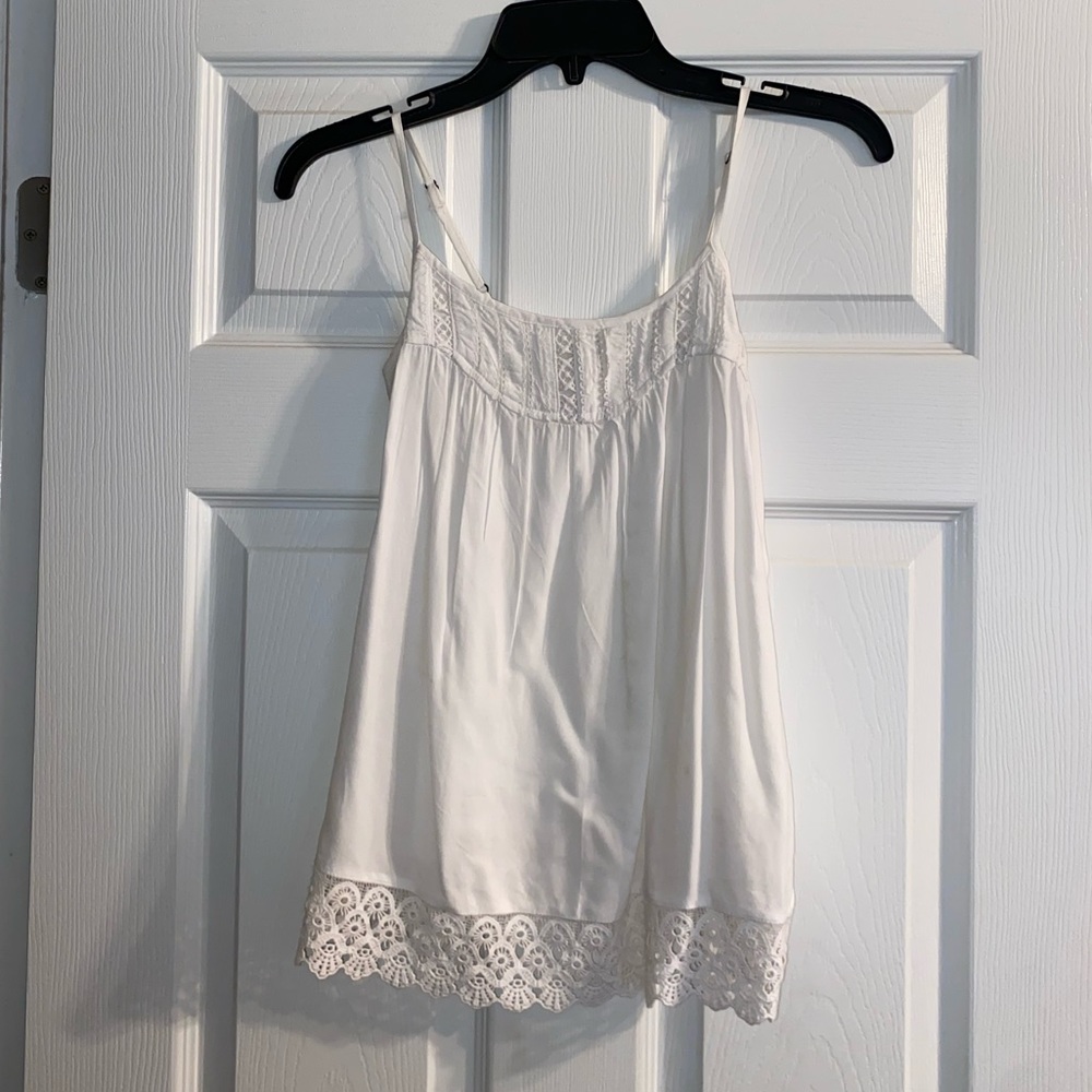 White tank top